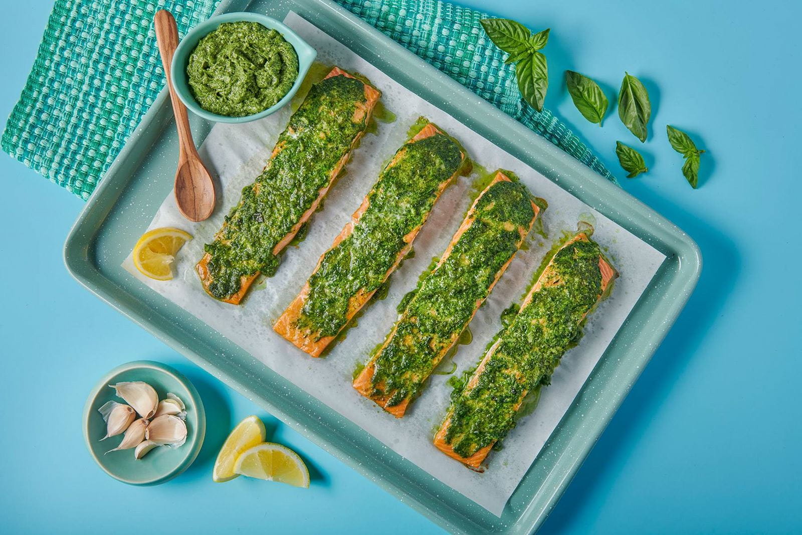 recipe image Pesto Salmon