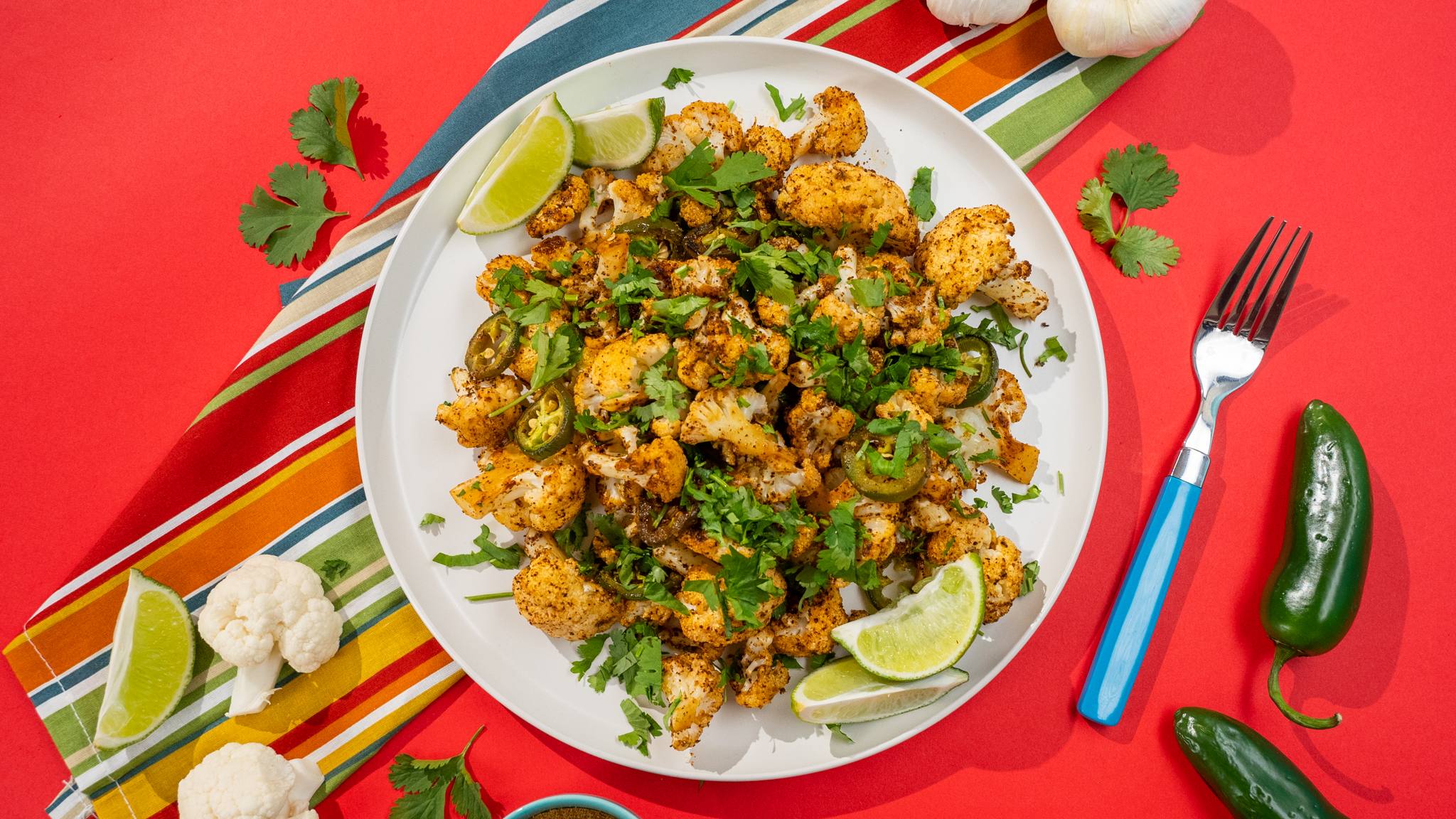 recipe image Zesty Roasted Cauliflower