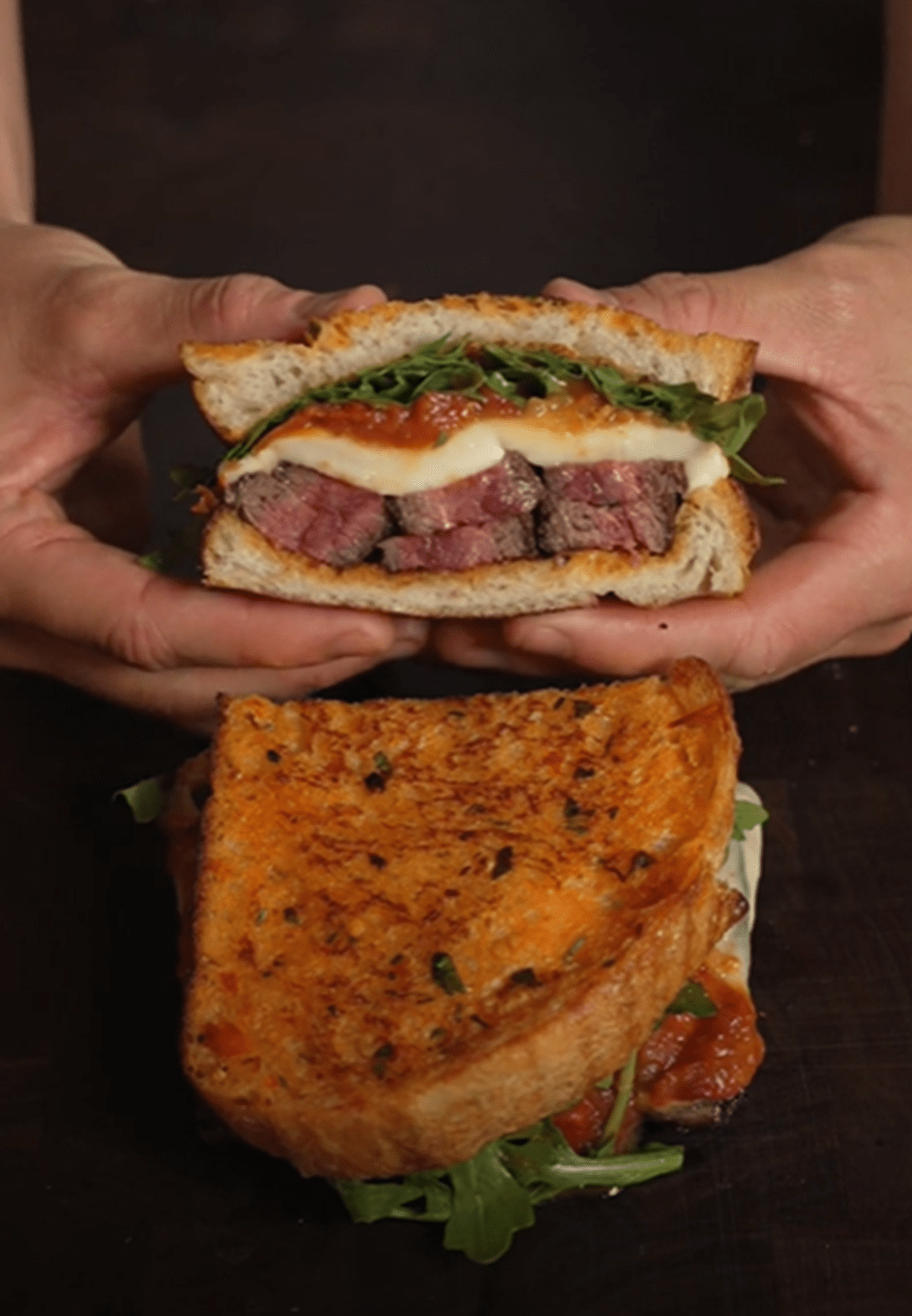 webimage-Steak-sandwich-with-garlic-confit-Calabrian-chili-and-I-Can-t-Believe-It-s-Not-Butter-Compound-spread