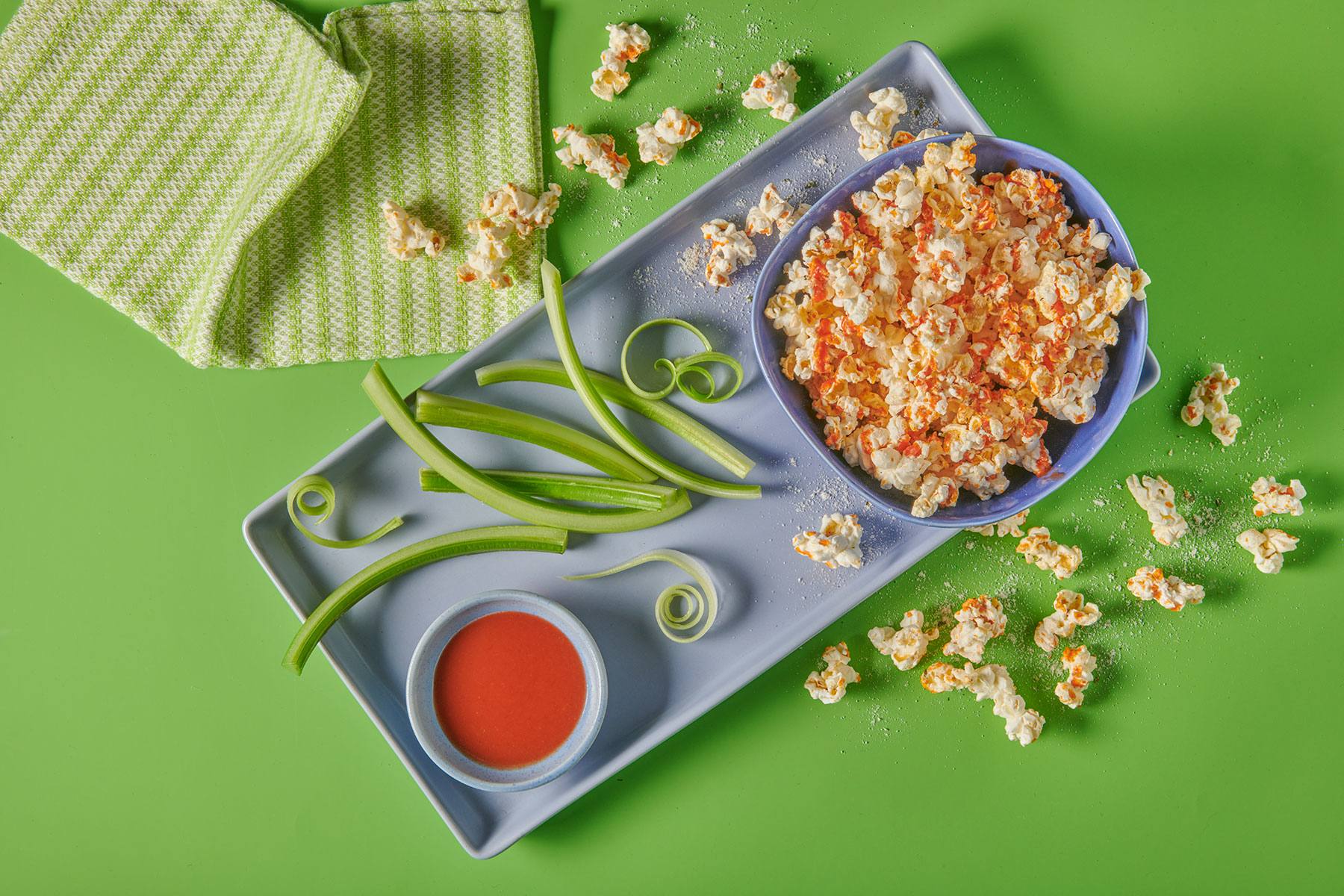 recipe image Buffalo Ranch Popcorn