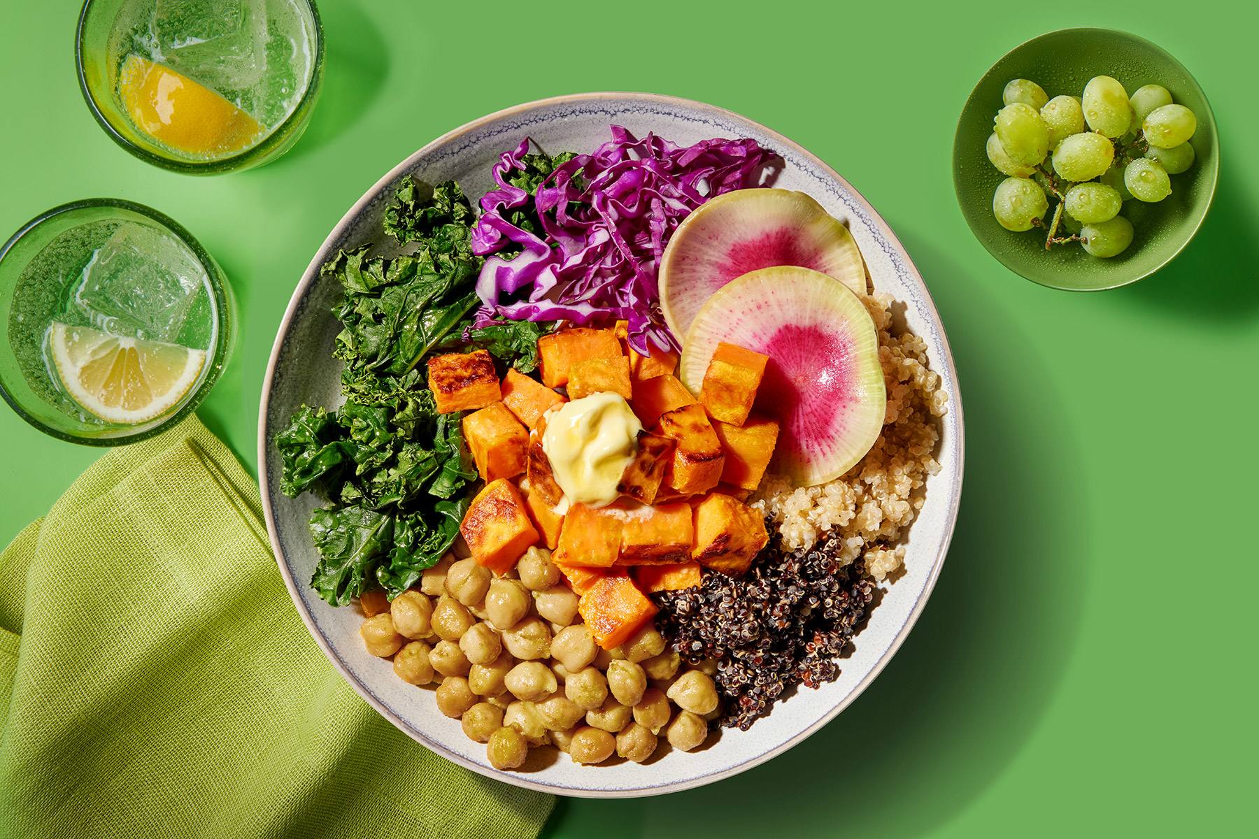 recipe image It's Vegan!  Sheet Pan Buddha Bowl