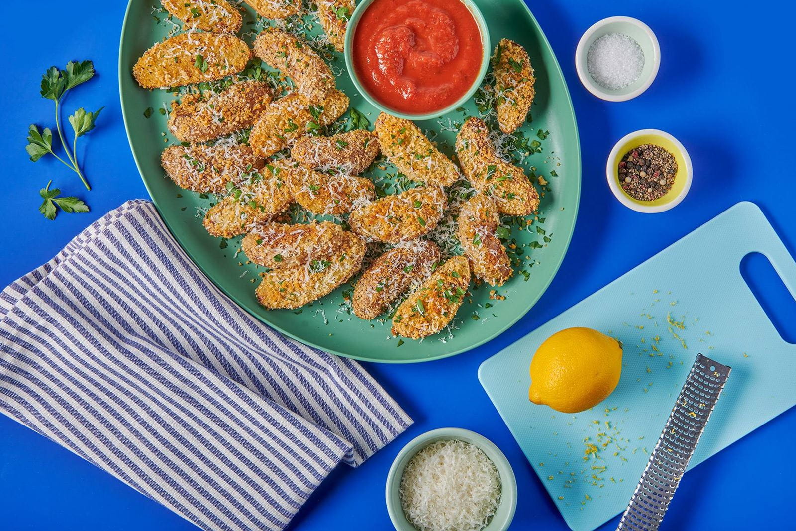 recipe image Roasted Lemon Parmesan Potatoes