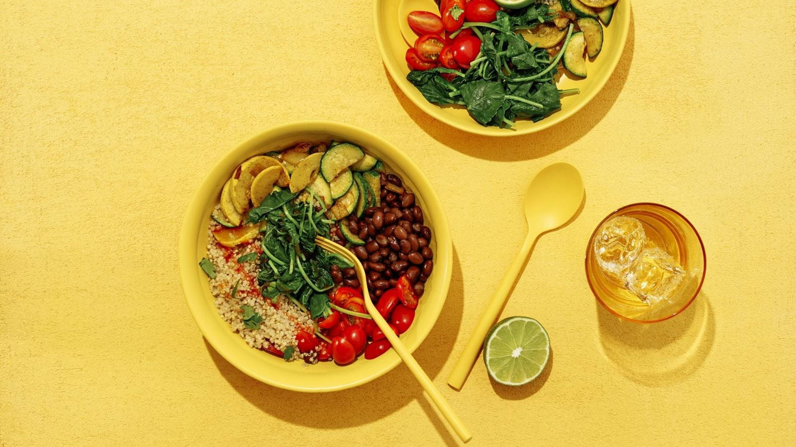 recipe image Cilantro Lime Vegetable Quinoa Bowls