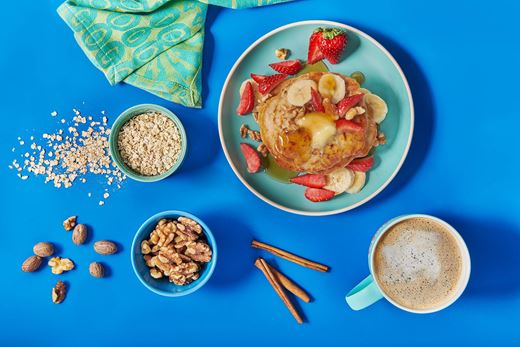 recipe image It's Vegan! Walnut and Oat Pancakes