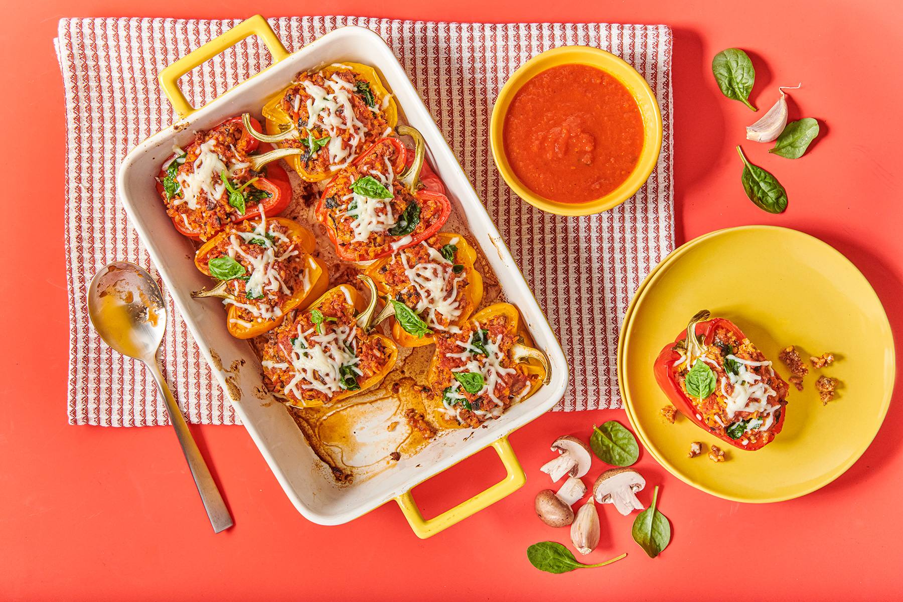 Stuffed Peppers with Ground Turkey and Veggies