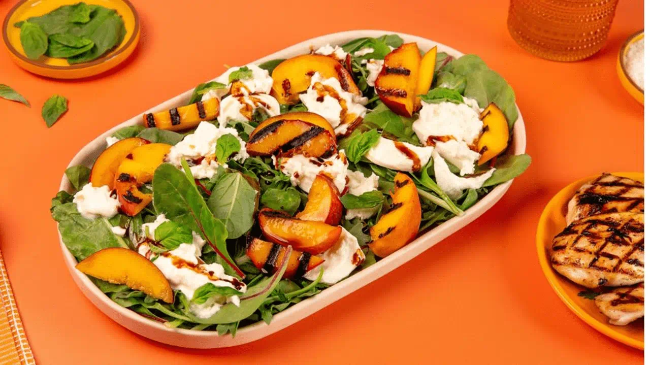 recipe image grilled-peach-and-burrata-salad