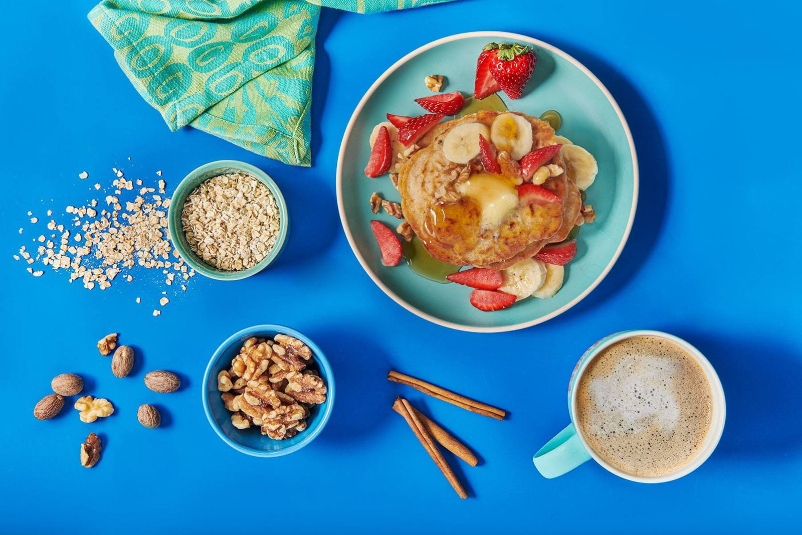 recipe image It's Vegan! Walnut and Oat Pancakes